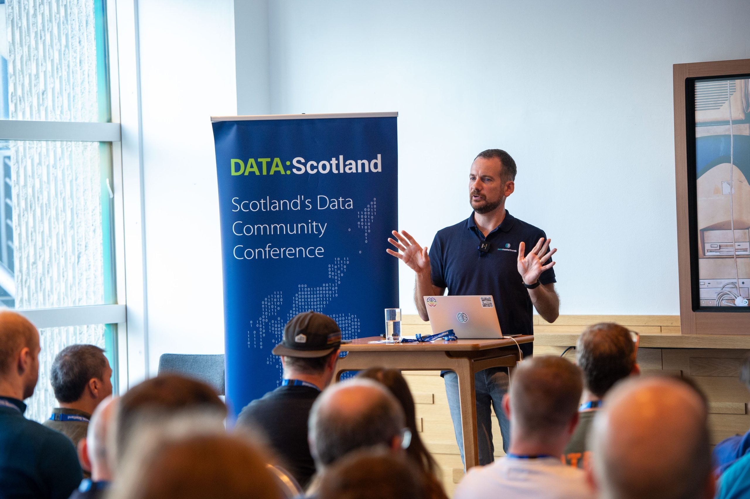 A Masterminds expert speaking at DATA:Scotland